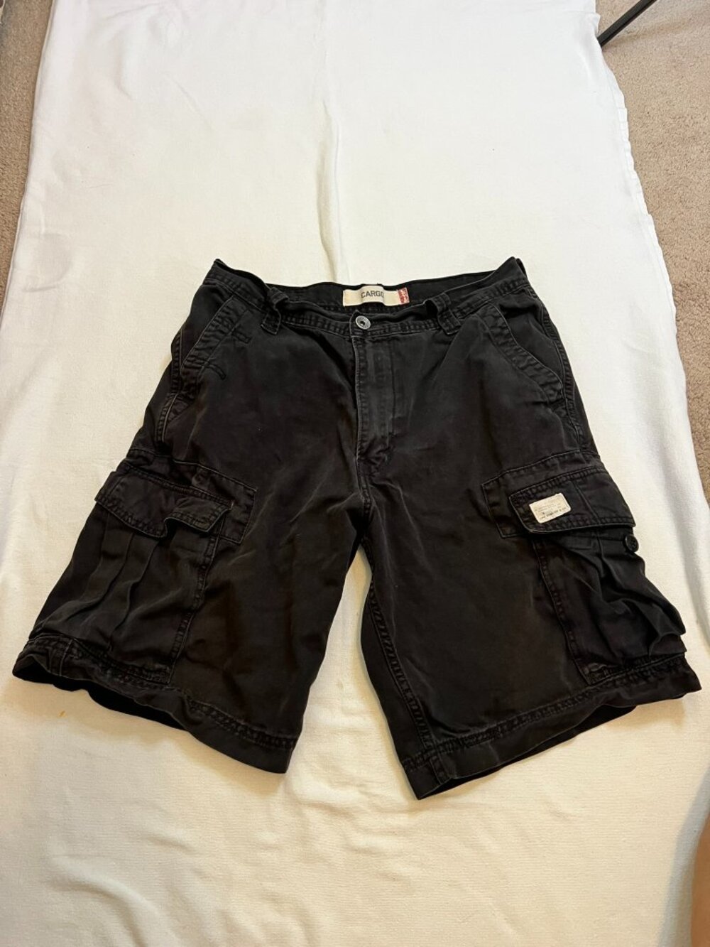 Levi's Black Cargo Men’s Shorts